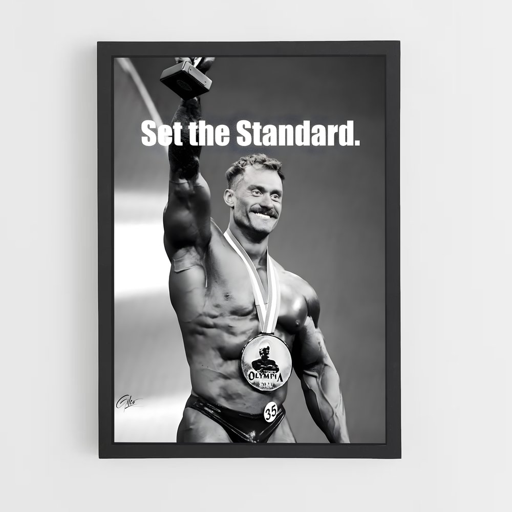 Poster Victorieux – affiche Compétitions de gymnastique (vue 2)